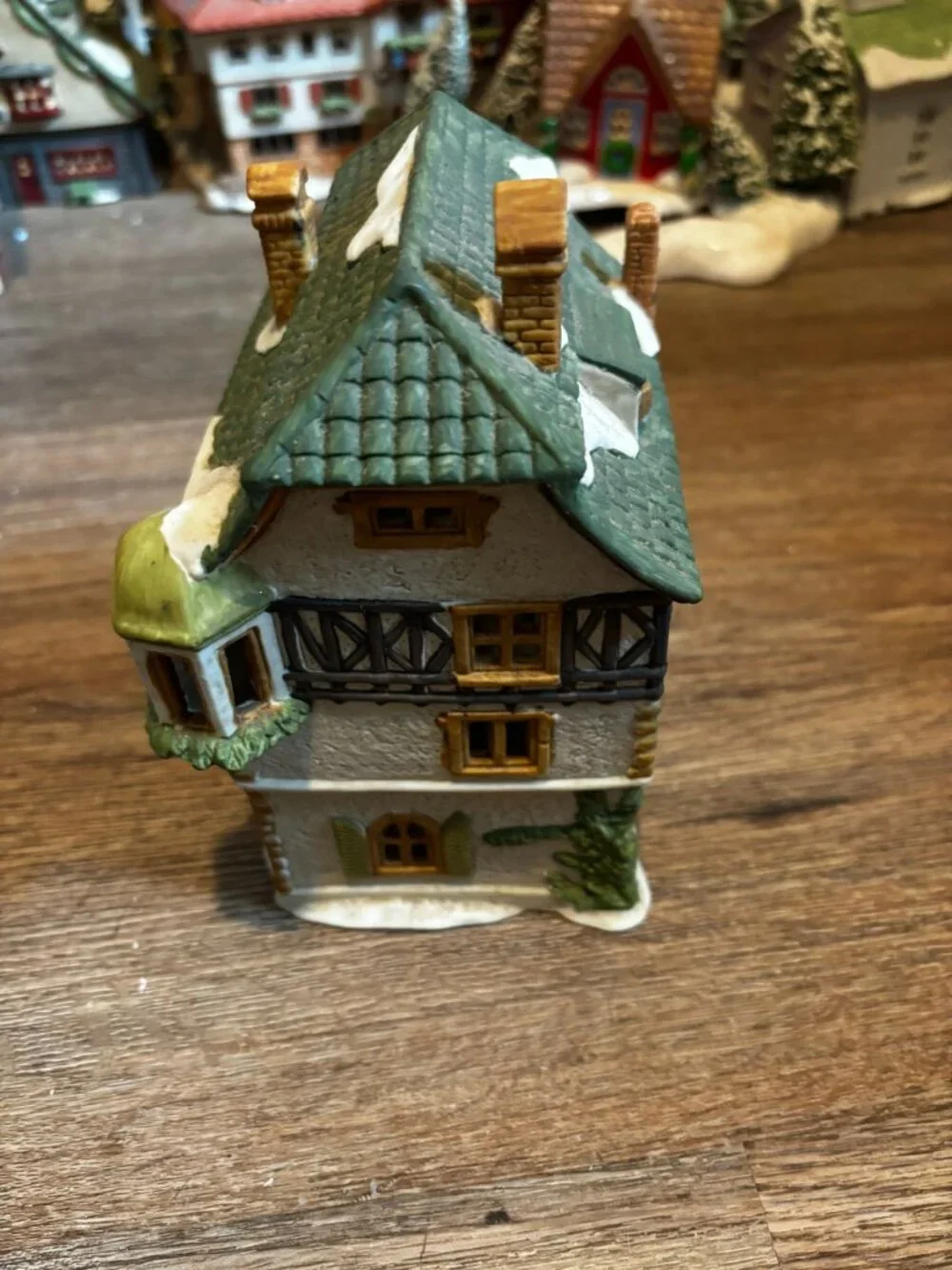 Department 56 Christmas light up building E. Staubr Barker